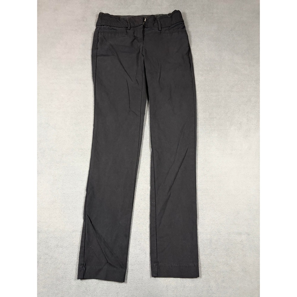 Candie's Audrey Skinny Pants Womens 0 Black Stretch Casual Workwear